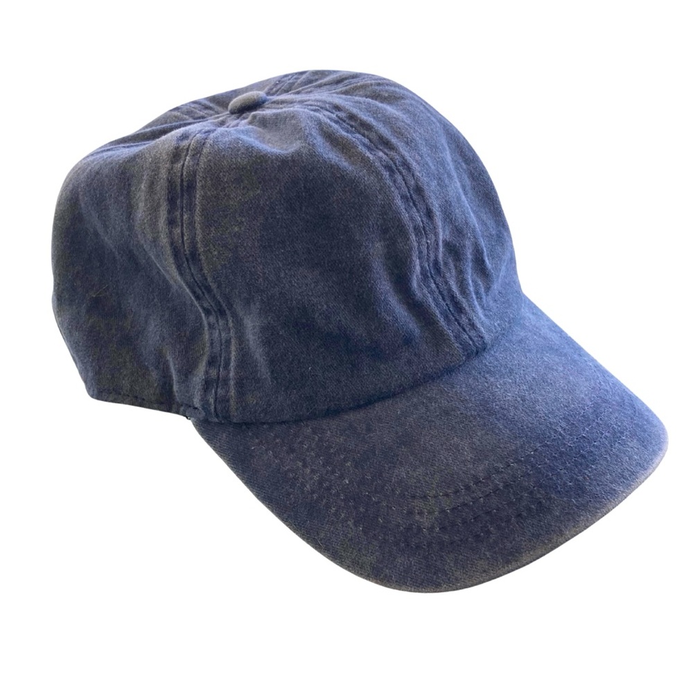 Navy Blue Denim Adjustable Cap